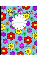 Pop Art Flowers Composition Notebook