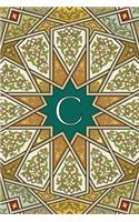 Monogram C Blank Book