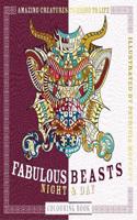 Fabulous Beasts Night & Day Colouring Book: Amazing Creatures to Bring to Life(Night & Day Colouring series)