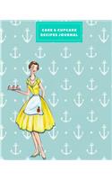 Cake & Cupcake Recipes Journal: A Blank Cookbook Journal 110 Page, 8x10