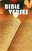 Bible Verses Pocket Monthly Planner 2018