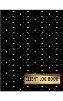 Client Log Book: Customer Profile Log and Client Tracking Data Organizer 8.5 X 11 Inches Logbook Journal