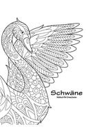Schwäne-Malbuch für Erwachsene 1: (1 Schwäne)