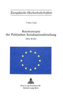 Basiskonzepte Der Politischen Sozialisationsforschung