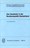 Das Handwerk in Der Bundesrepublik Deutschland