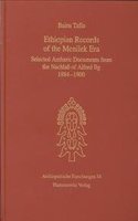 Ethiopian Records of the Menilek Era