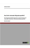 Ende nationaler Migrationspolitik?