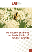 influence of altitude on the distribution of family of syrphids