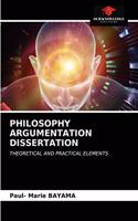 Philosophy Argumentation Dissertation