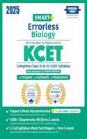 Smart Errorless Biology KCET 2025 | Complete Class 11 & 12 Syllabus | Chapterwise PYQs in 2 Levels | 5 Mock Tests Included | Follows Latest KCET Exam Pattern | Universal Books