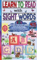 Learn to Read with Sight Words & Phonics Activity Workbook