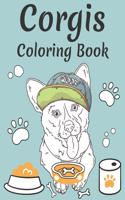 Corgis Coloring Book