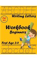 Writing Letters Workbook Beginners First Age 3-5
