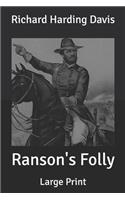 Ranson's Folly: Large Print