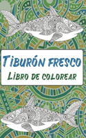 Tiburón fresco - Libro de colorear