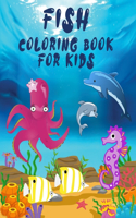Fish Coloring Book For Kids