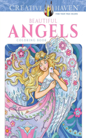 Creative Haven Beautiful Angels Coloring Book