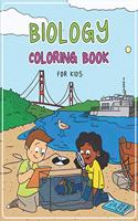 Biology coloring book for kids