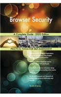 Browser Security A Complete Guide - 2020 Edition