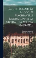 Scritti Inediti Di Niccolò Machiavelli Risguardanti La Storia E La Milizia (1499-1512),