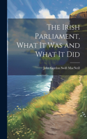 Irish Parliament, What it Was and What it Did