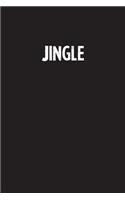 Jingle: Simple Blank Lined Notebook Journal