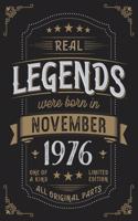 Real Legends were born in November 1976