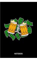 Notebook: 6x9 Blank Dot Grid Brewery Notebook Or Beer Book - Accounting Journal Or Money Diary for Men and Women
