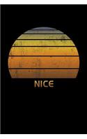 Nice: France Vintage Dot Grid Journal Notebook Paper To Organize Work, Home Or School. Stylish Bullet Journaling Dotted Note Pad For Taking Notes, Games, 