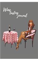 Wine tasting Journal: wine connoisseur gift, Wine log, taste rating booklet with 120 pages to track and rate wine