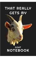 That Really Get's My Goat Notebook