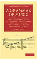 A Grammar of Music