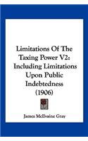 Limitations Of The Taxing Power V2