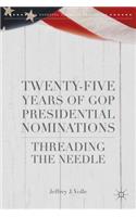 Twenty-Five Years of GOP Presidential Nominations