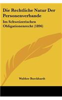 Rechtliche Natur Der Personenverbande