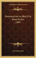 Dissertation Sur Les Effets D'Un Poison De Java (1809)