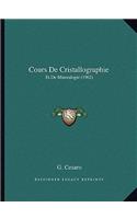 Cours De Cristallographie
