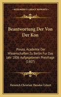 Beantwortung Der Von Der Kon