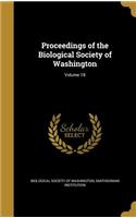 Proceedings of the Biological Society of Washington; Volume 18