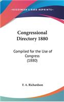 Congressional Directory 1880: Compiled for the Use of Congress (1880)