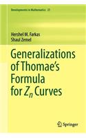 Generalizations of Thomae's Formula for Zn Curves