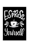 Industrial Cafe Espresso Yourself Poster
