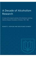 Decade of Alcoholism Research