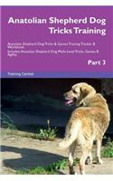 Anatolian Shepherd Dog Tricks Training Anatolian Shepherd Dog Tricks & Games Training Tracker & Workbook. Includes: Anatolian Shepherd Dog Multi-Level Tricks, Games & Agility. Part 3