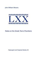 Notes on the Greek Text of Numbers