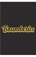 Boundaries