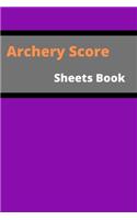 Archery Score Sheets Book