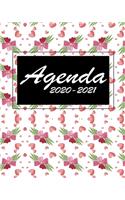 2020-2021 Monthly Planner: Floral 2 Year Monthly Planner Calendar Schedule Organizer January 2020 to December 2021 (24 Months) With Holidays and inspirational Quotes: 2020-202