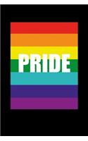 Pride: Blank lined journal for friend or gay son (LGBT). 6x9 inches, 100 pages.