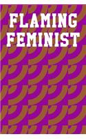 Flaming Feminist: Guitar Tab Notebook 6"x9" 120 Pages